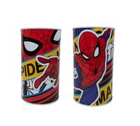 My sweety pop - Spiderman Red and Blue Metal Money Box - School - Coin Storage - 17.5 cm - Gift Idea
