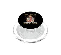 My Tablet Has The Best Applications Religious Christian PopSockets PopGrip for MagSafe