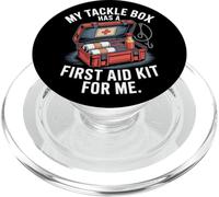 My Tackle Box Has a First Aid Kit Summer Saltwater Fishing PopSockets PopGrip for MagSafe