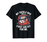 My Tackle Box Has a First Aid Kit Summer Saltwater Fishing T-Shirt
