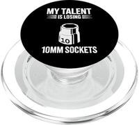 My Talent Is Losing 10MM Sockets Car Guy Car Funny Mechanic PopSockets PopGrip for MagSafe