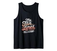 My Tan Lines Tell a Story Sunburn Tank Top