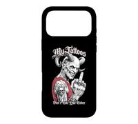 My Tattoos Don't Like You Either Tattoo Devil Middle Finger Case for iPhone 17 Pro Max