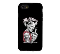 My Tattoos Don't Like You Either Tattoo Devil Middle Finger Case for iPhone SE (2020) / 7/8