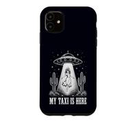My Taxi Is Here Funny UFO Alien Abduction Desert Introvert Case for iPhone 11