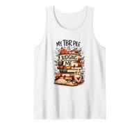 My TBR Pile is Judging Me Funny Book Lover Humor Bookie Tank Top