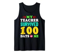 My Teacher Survived 100 Days of Me 100 School Days T-Shirt Tank Top