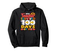 My Teacher Survived 100 Days of Me Pencil School Kid Pullover Hoodie