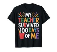 My Teacher Survived 100 Days of Me Student Humor School T-Shirt