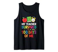 My Teacher Survived 100 Days of Me Tank Top