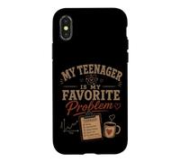 My Teenager Is My Favorite Problem Funny Parenting Case for iPhone X/XS