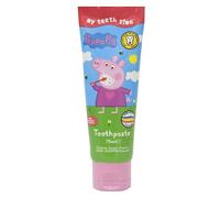 My Teeth Time Peppa Pig Toothpaste, Kids Toothpaste, Dental Care for 3-8 Year olds Bubble Gum Flavour, Rainbow Striped, 75ml