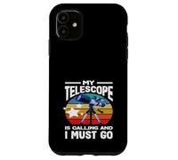 My Telescope Is Calling Astronomy Stargazing Retro Case for iPhone 11