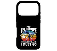 My Telescope Is Calling Astronomy Stargazing Retro Case for iPhone 17 Pro