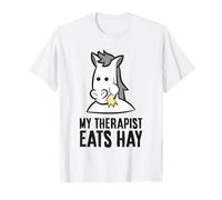 My Therapist Eat Hay Equestrian Horses T-Shirt