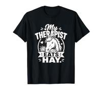 My Therapist Eats Hay Funny Horse Equestrian T-Shirt