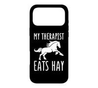 My Therapist Eats Hay Funny Horse Lover Horse Rider Case for iPhone 17 Pro Max