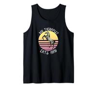 My Therapist Eats Hay Funny Horse Lovers Tank Top
