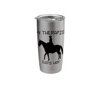 My Therapist eats hay | Funny Horses Stainless Steel Insulated Tumbler