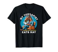 My Therapist Eats Hay Funny Therapy Horse T-Shirt