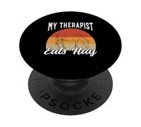 My therapist eats hay - Horse Hoove PopSockets Adhesive PopGrip