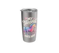My Therapist Eats Hay Stainless Steel Insulated Tumbler