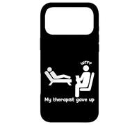 My Therapist Gave Up Funny Cringe Awkward Case for iPhone 17 Pro Max