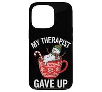 My Therapist Gave Up Funny Melting Snowman Christmas Meme Case for iPhone 13 Pro