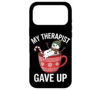 My Therapist Gave Up Funny Melting Snowman Christmas Meme Case for iPhone 17 Pro Max