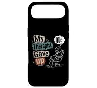 My Therapist Gave Up - Funny Mental Health Humor Case for iPhone Air