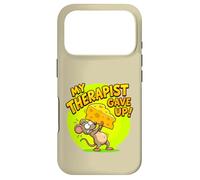 My Therapist Gave Up On Me Funny Mouse Cheese Case for iPhone 17 Pro
