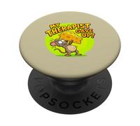 My Therapist Gave Up On Me Funny Mouse Cheese PopSockets Adhesive PopGrip