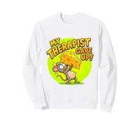 My Therapist Gave Up On Me Funny Mouse Cheese Sweatshirt