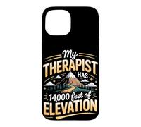 My Therapist Has 14000 Feet of Elevation Hiking Hiker Case for iPhone 15