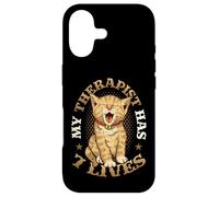 My Therapist Has 7 Lives Cat Lover Case for iPhone 17