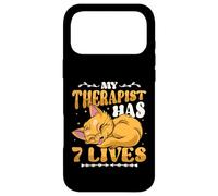 My Therapist Has 7 Lives Cat Lover Case for iPhone 17 Pro Max