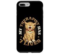 My Therapist Has 7 Lives Cat Lover Case for iPhone 7 Plus/8 Plus