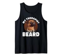 My Therapist Has A Beard Brussels Griffon Dog Parent Tank Top