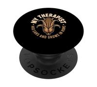 My Therapist Has Ears And Grows In Rows Corn Lover PopSockets Adhesive PopGrip