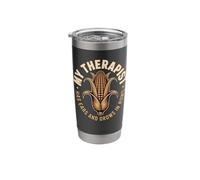 My Therapist Has Ears and Grows in Rows Corn Lover Stainless Steel Insulated Tumbler