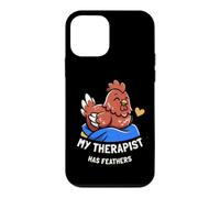 My Therapist Has Feathers Funny Chicken Keeper Homestead Hen Case for iPhone 12 mini