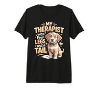 My Therapist Has Four Legs and A Tail Premium T-Shirt
