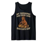 My Therapist Has Four Legs and Eats Hay Tank Top