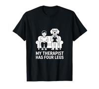 My Therapist Has Four Legs Funny Dog Saying T-Shirt