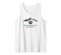 My Therapist Has Four Paws No Trail Fees Dog Hiking Tank Top