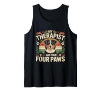 My Therapist Has Four Paws Therapy Dog Pet Tank Top