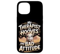 My Therapist Has Hooves And A Bad Attitude Camel Lover Case for iPhone 15
