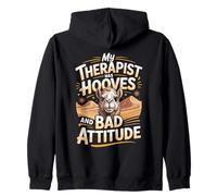 My Therapist Has Hooves And A Bad Attitude Camel Lover Zip Hoodie