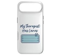 "My Therapist Has Lanes" Funny Swimming Gift For Swimmers Case for iPhone Air