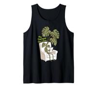 My Therapist Has Leaves Funny Plant Mental Health Design Tank Top